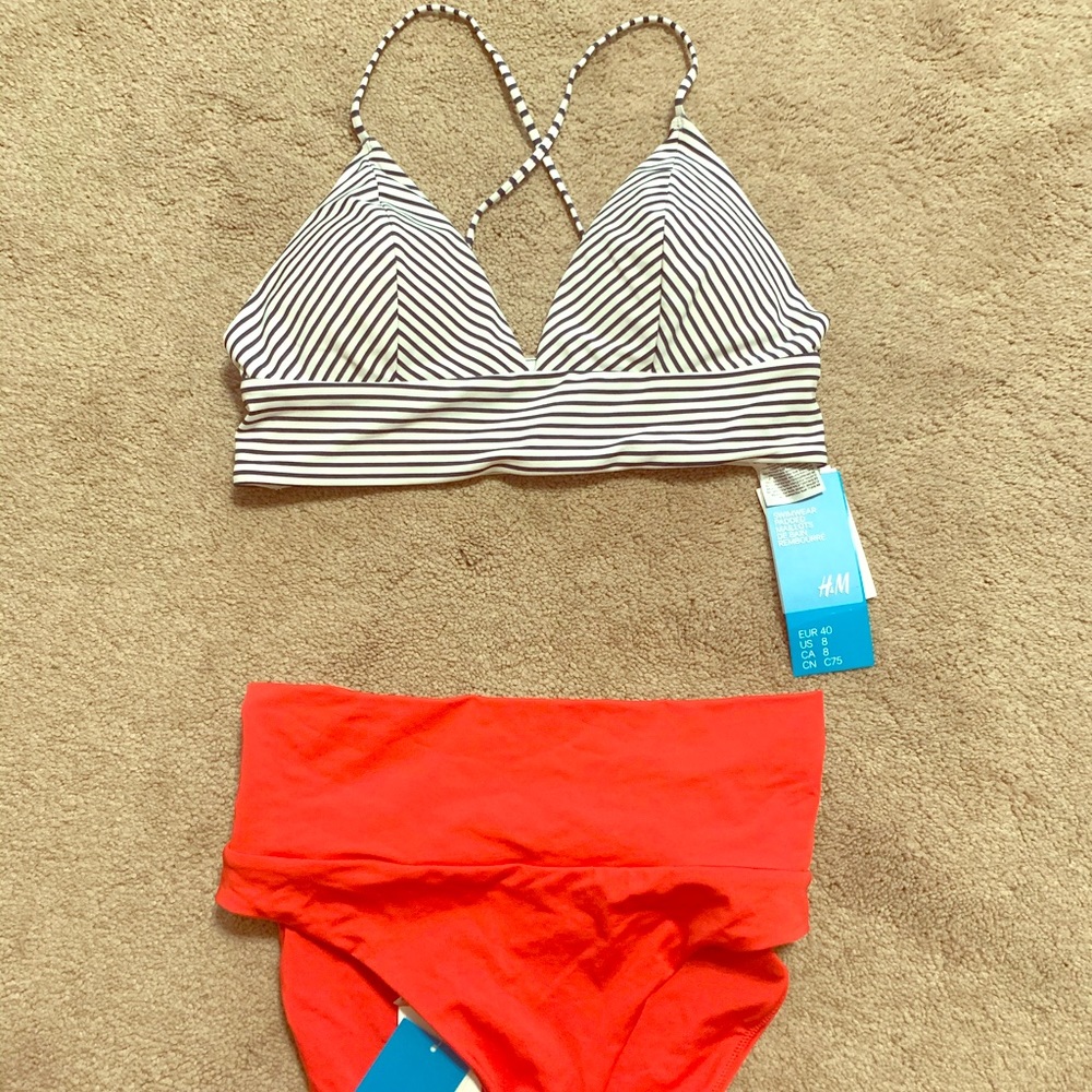 H & M NWT Two-piece bathing suit
